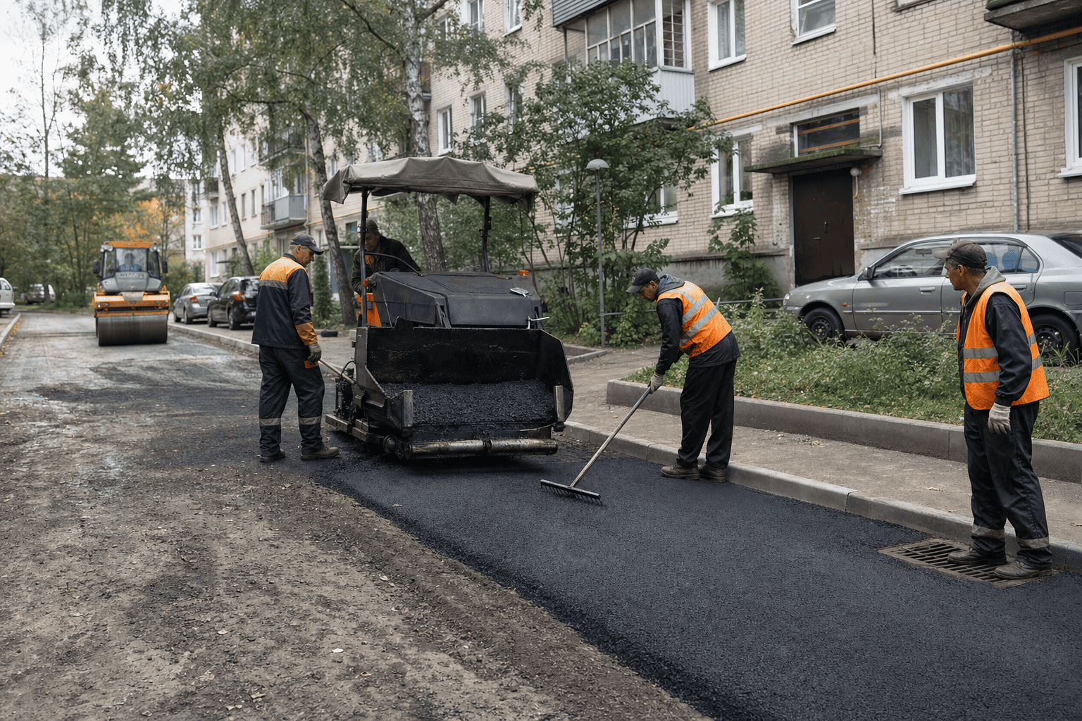 Асфальтирование дворов